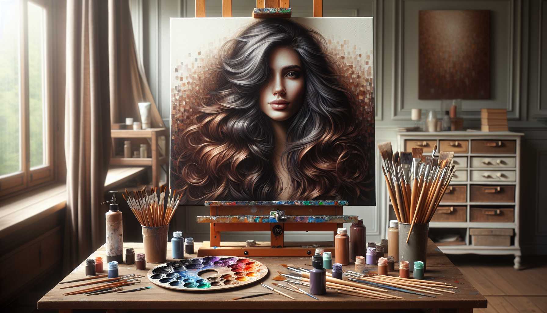 Painting Hair: From Simple Strokes to Complex Styles