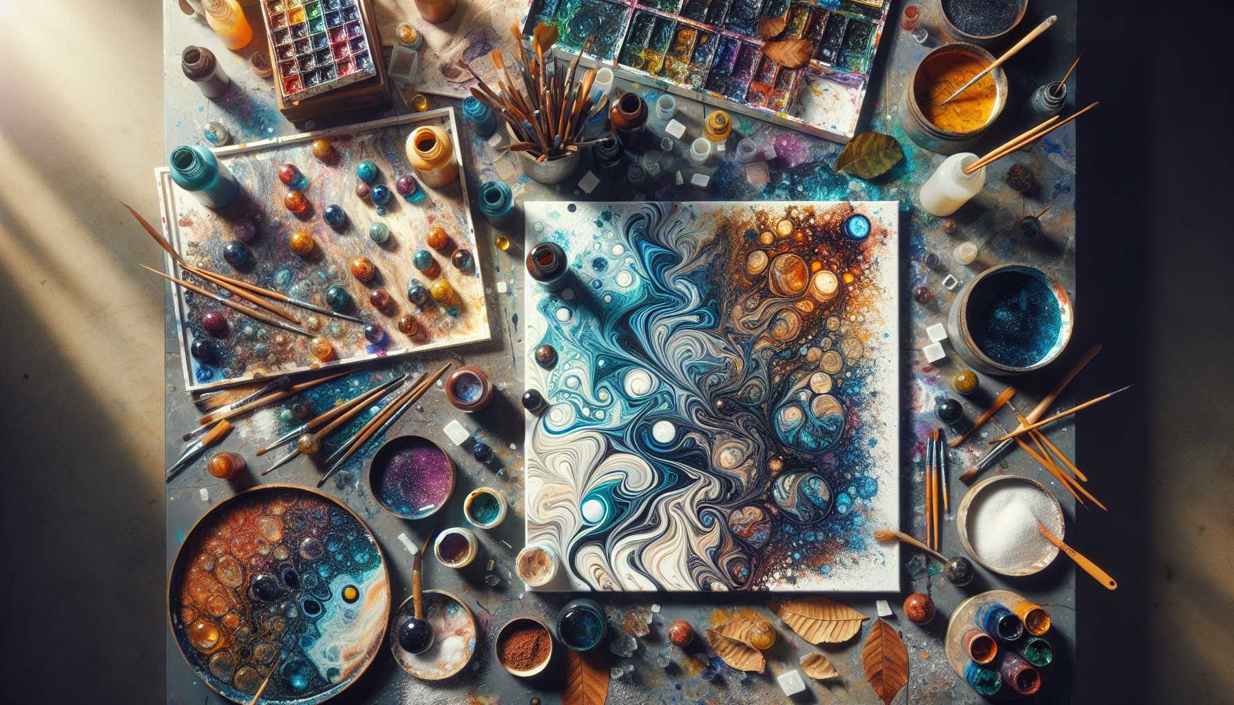 Experimental Painting Techniques for Unique Art Creation