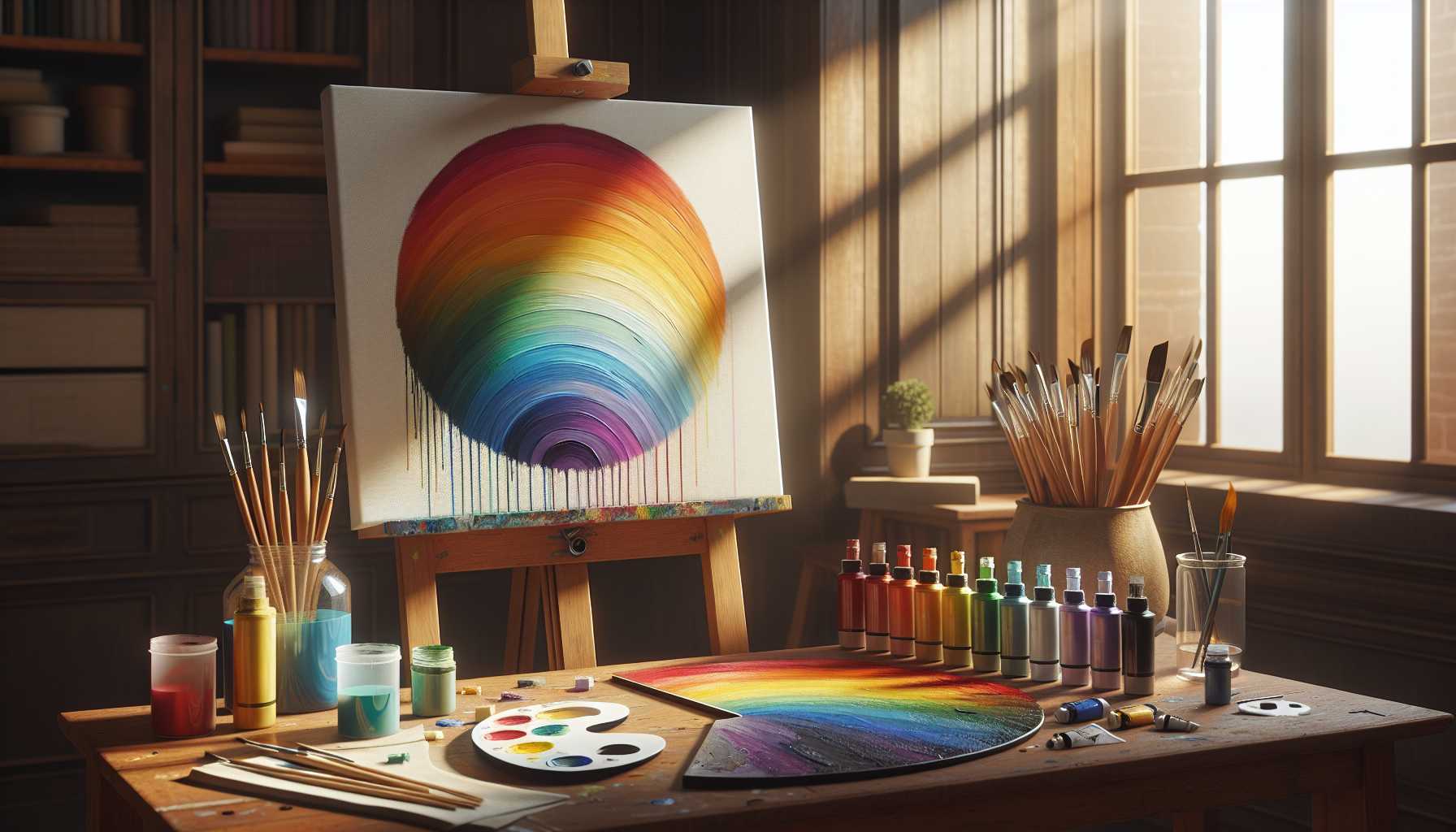 Easy Rainbow Painting Techniques for Beginner Artists