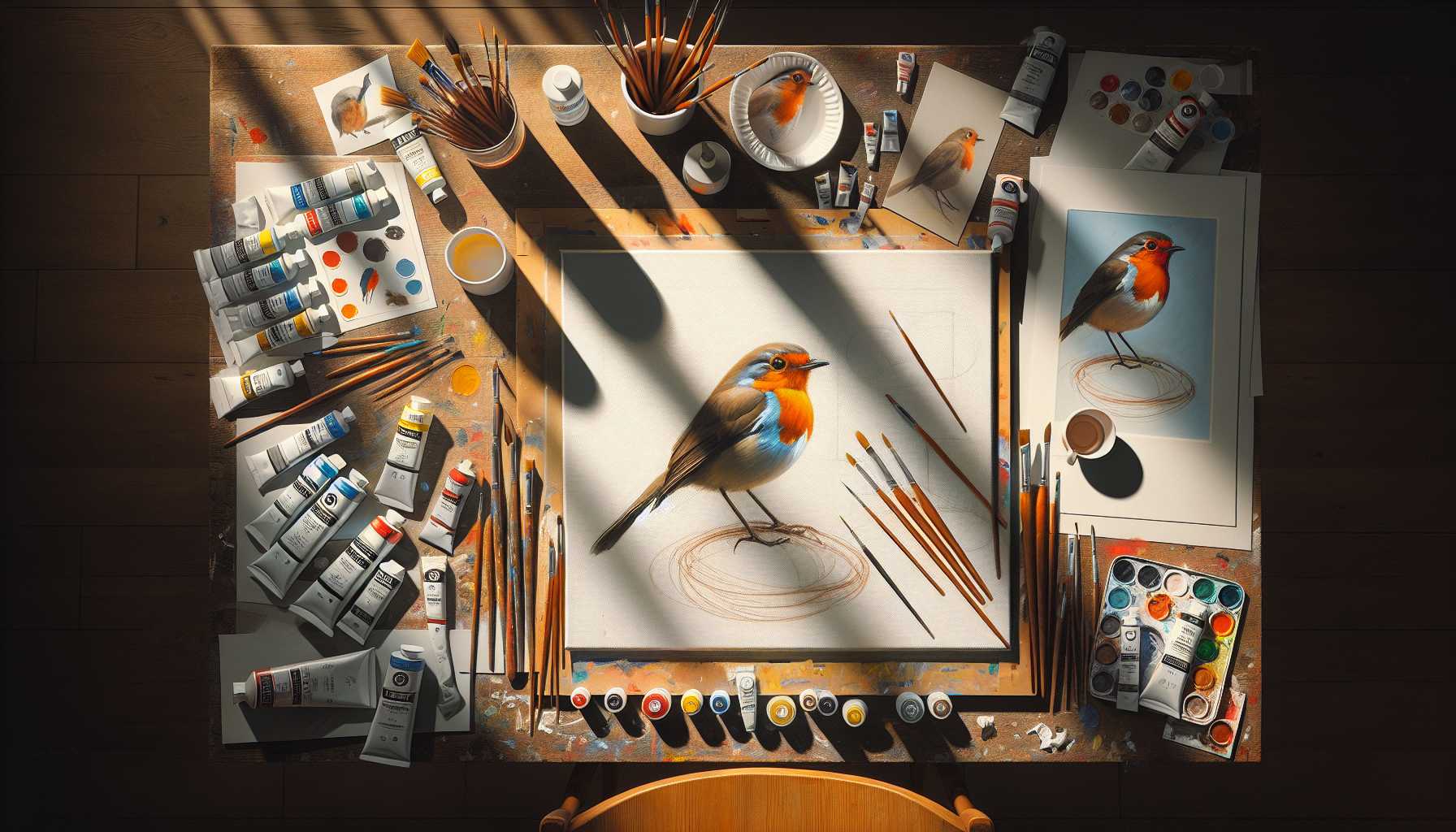 Simple Bird Painting Ideas for Starting Artists