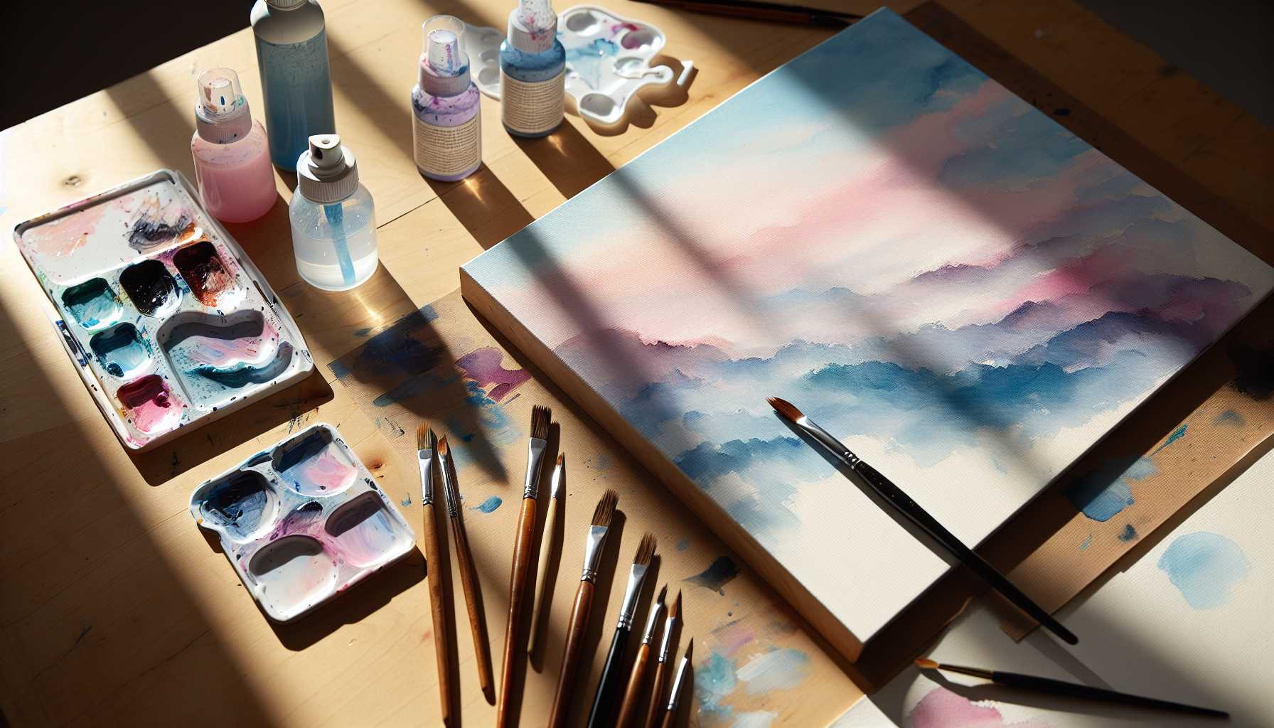 Acrylic Wash Techniques: Watercolor Effects with Acrylics