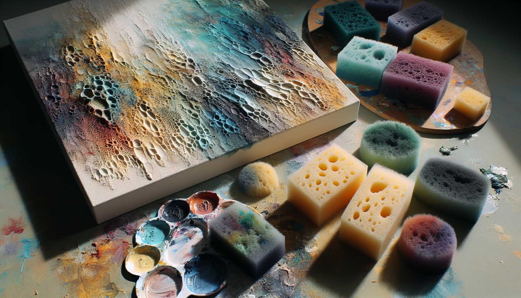 Sponge Painting with Acrylics: Texture Creation Guide