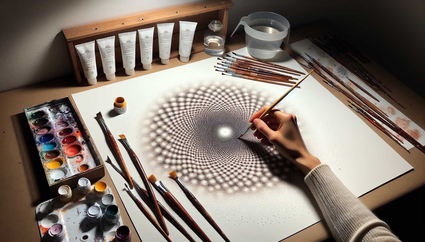 Acrylic Stippling Method: Complete Beginner's Guide