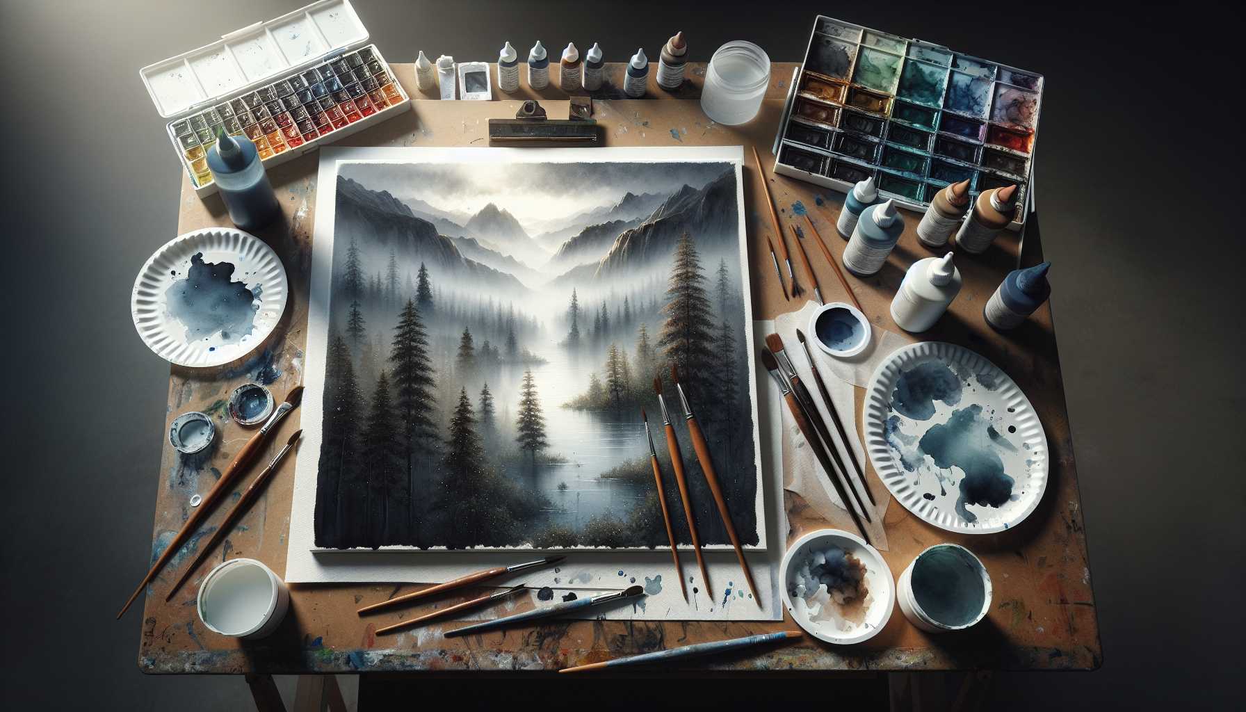 Atmospheric Effects in Watercolor: Mist and Fog Tutorial