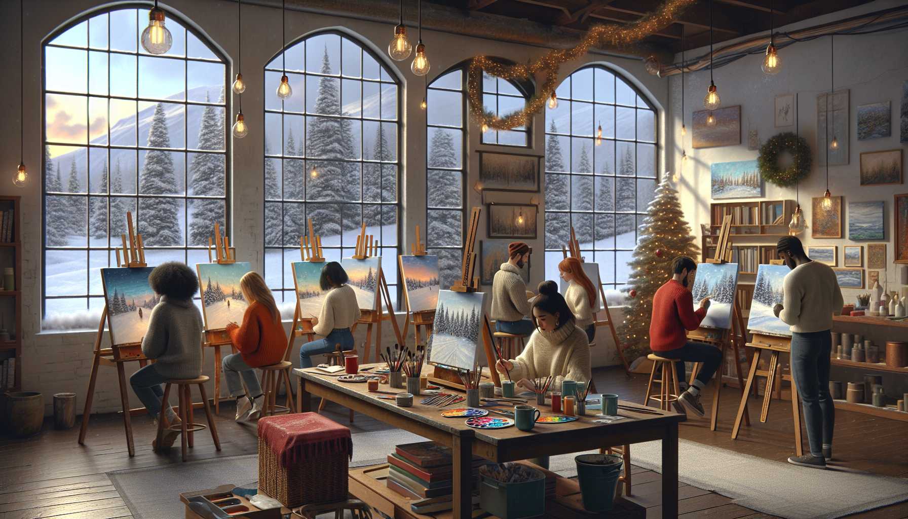 Holiday Art Workshops: Seasonal Painting Classes Near You