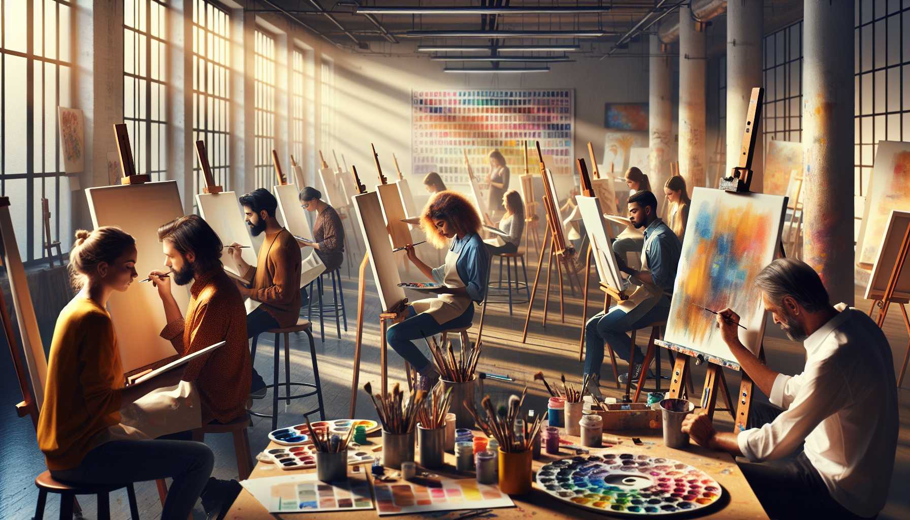 Art Portfolio Development: Professional Painting Classes Guide