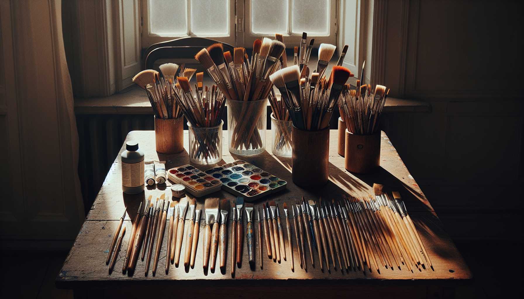 Best Paint Brushes for Beginners: Essential Types and Sizes Guide 2024