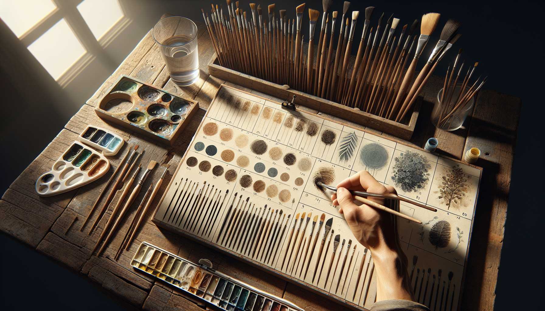 Essential Paint Brush Techniques: Basic Strokes for Beginners