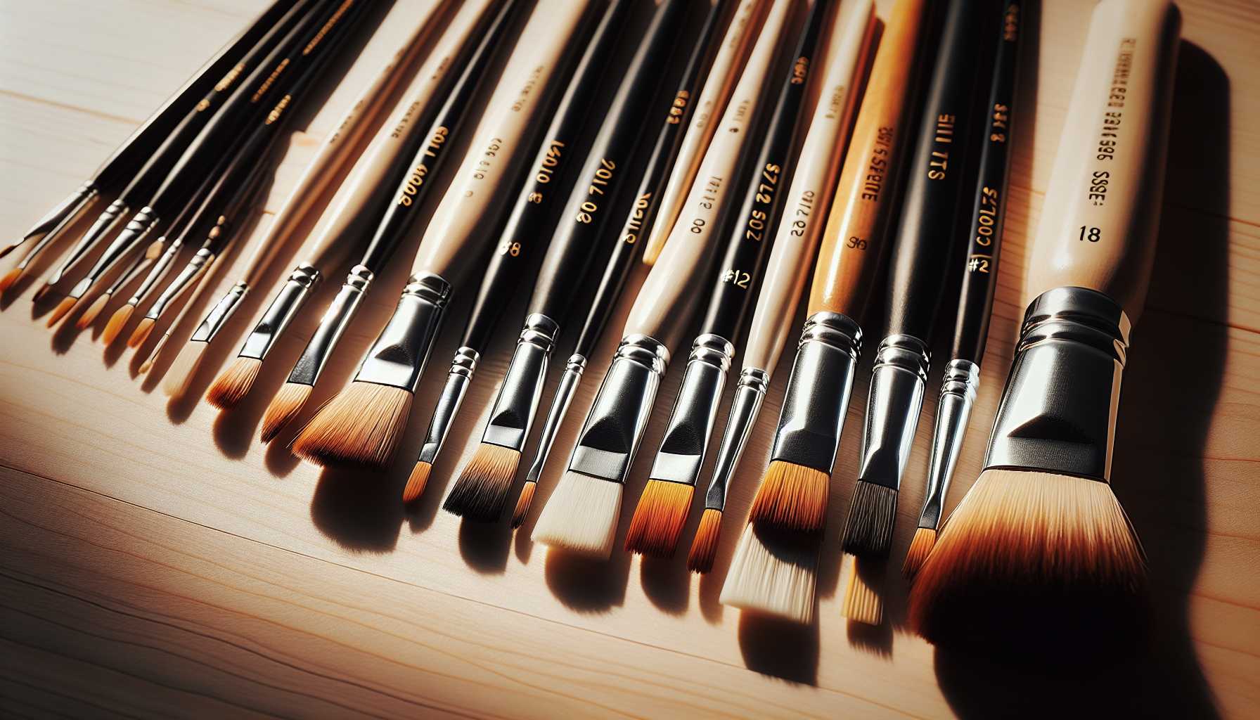 Paint Brush Size Guide: Understanding Numbering Systems for Beginners