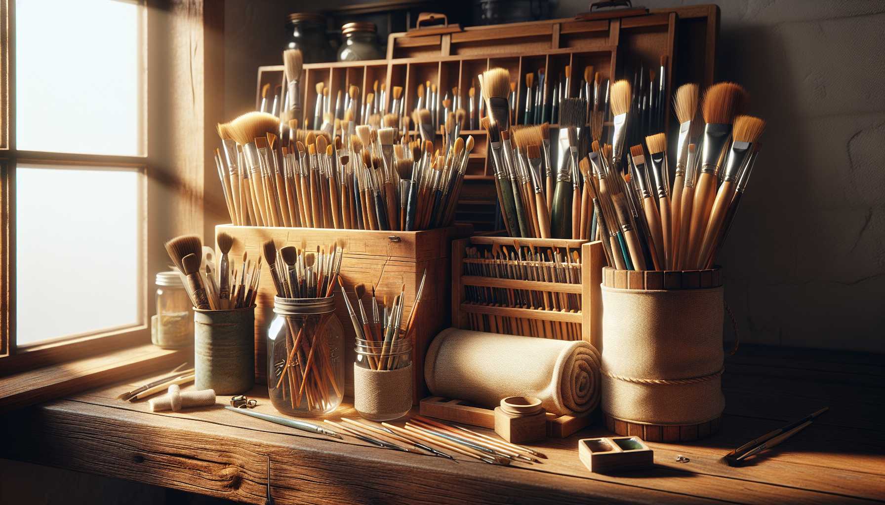 Paint Brush Storage Solutions: Protecting Your First Art Tools