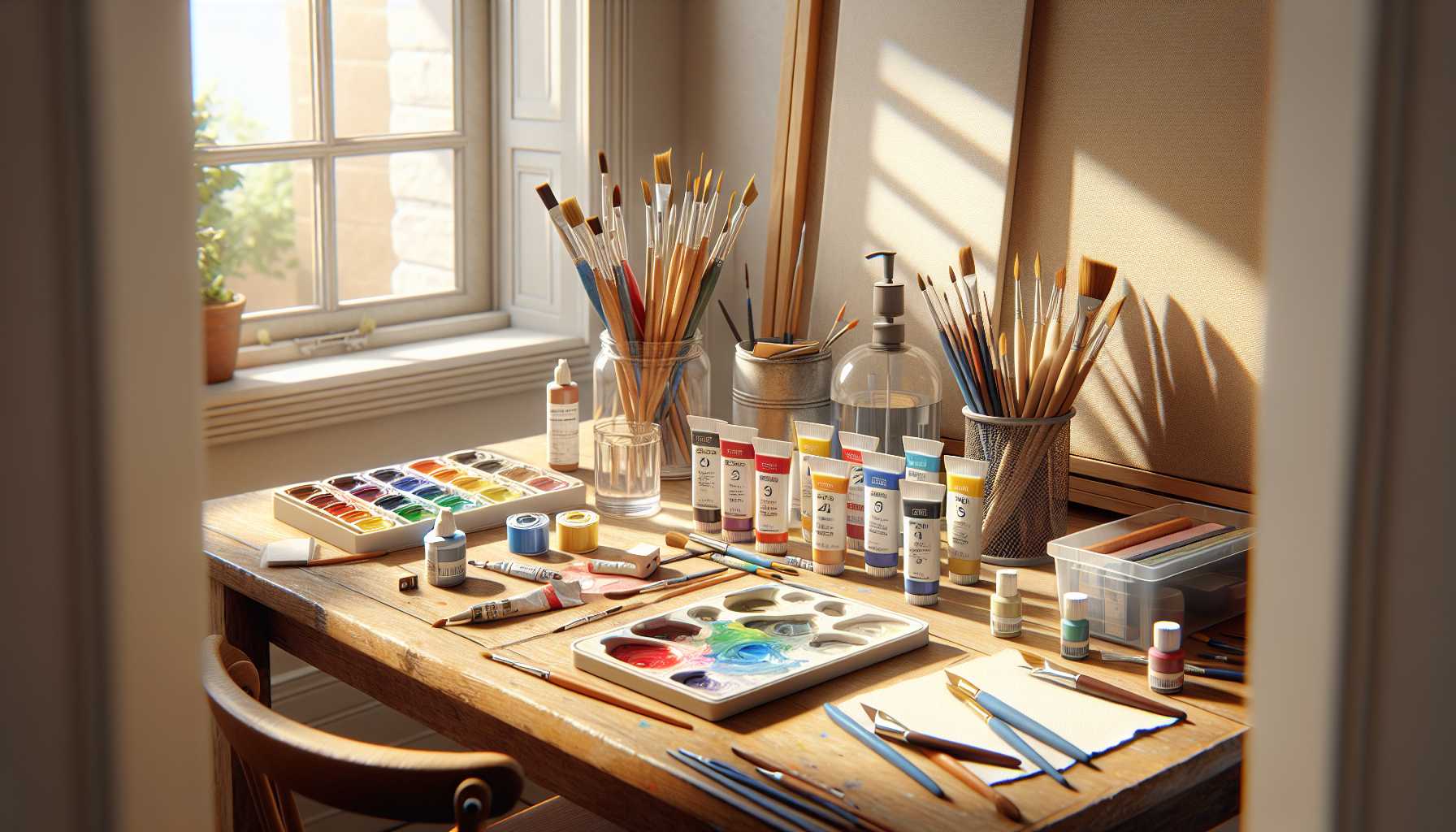 Basic Art Supplies: Free Painting Course Essential Tools