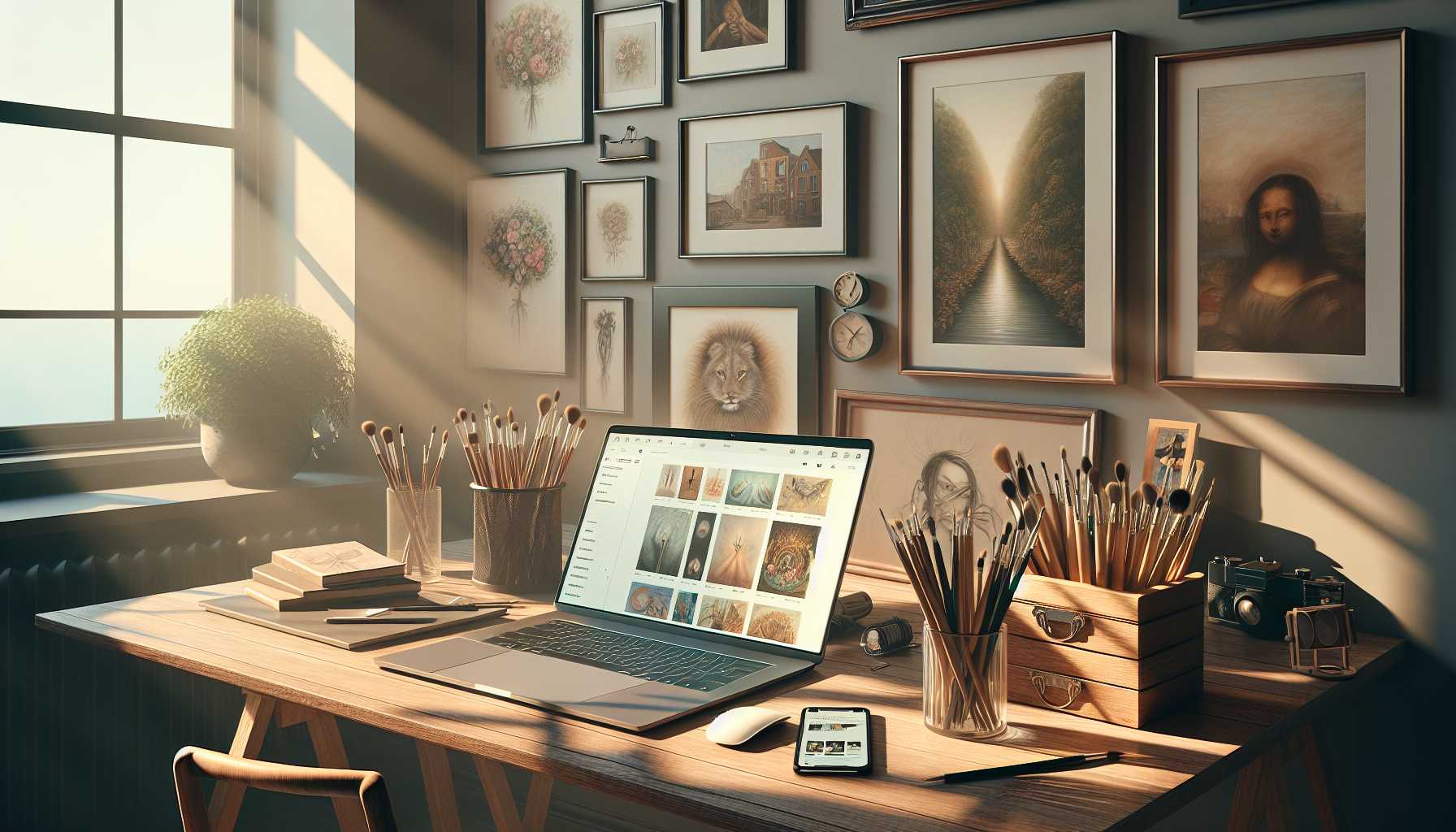 Free Art Portfolio: Online Painting Progress Tracker