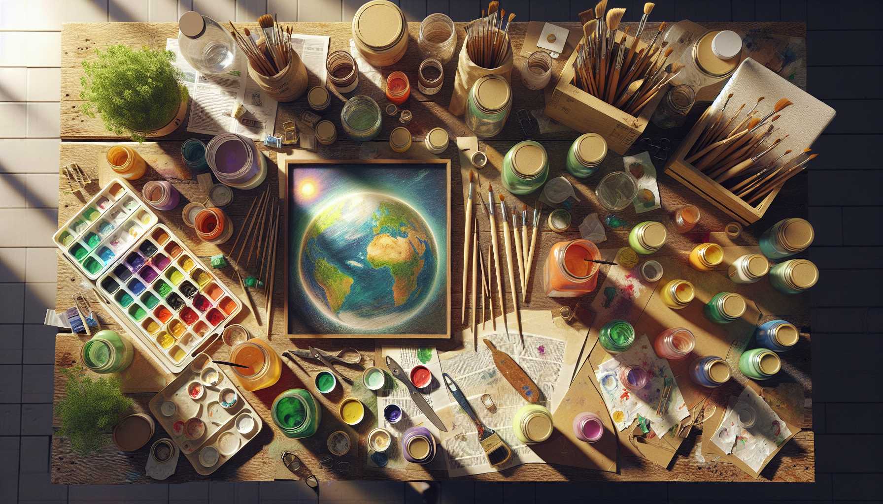 Recycled Art Materials: Eco-Conscious Painting Guide 2024