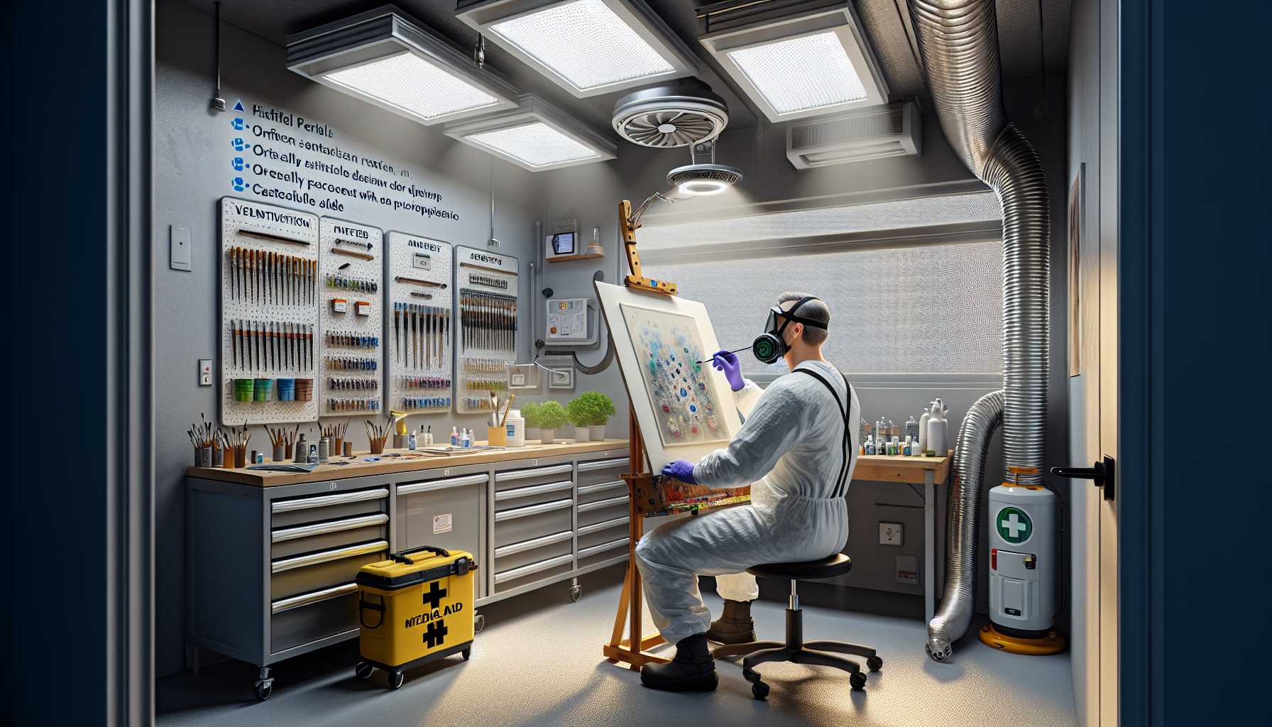 Essential Paint Safety Guide: Studio Ventilation and Protection