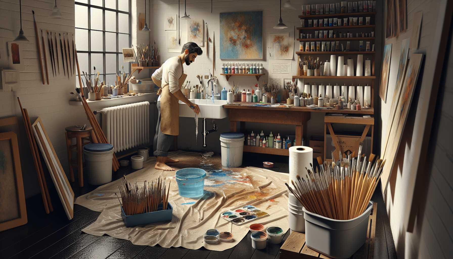 Paint Cleanup Guide: Basic Studio Maintenance Tips