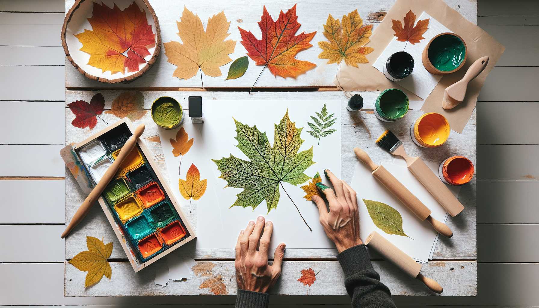 Leaf Printing Art: Natural Painting Ideas for Beginners