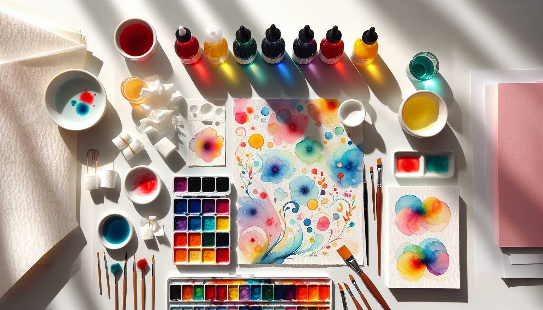 Simple Food Coloring Art: Affordable Painting for Beginners