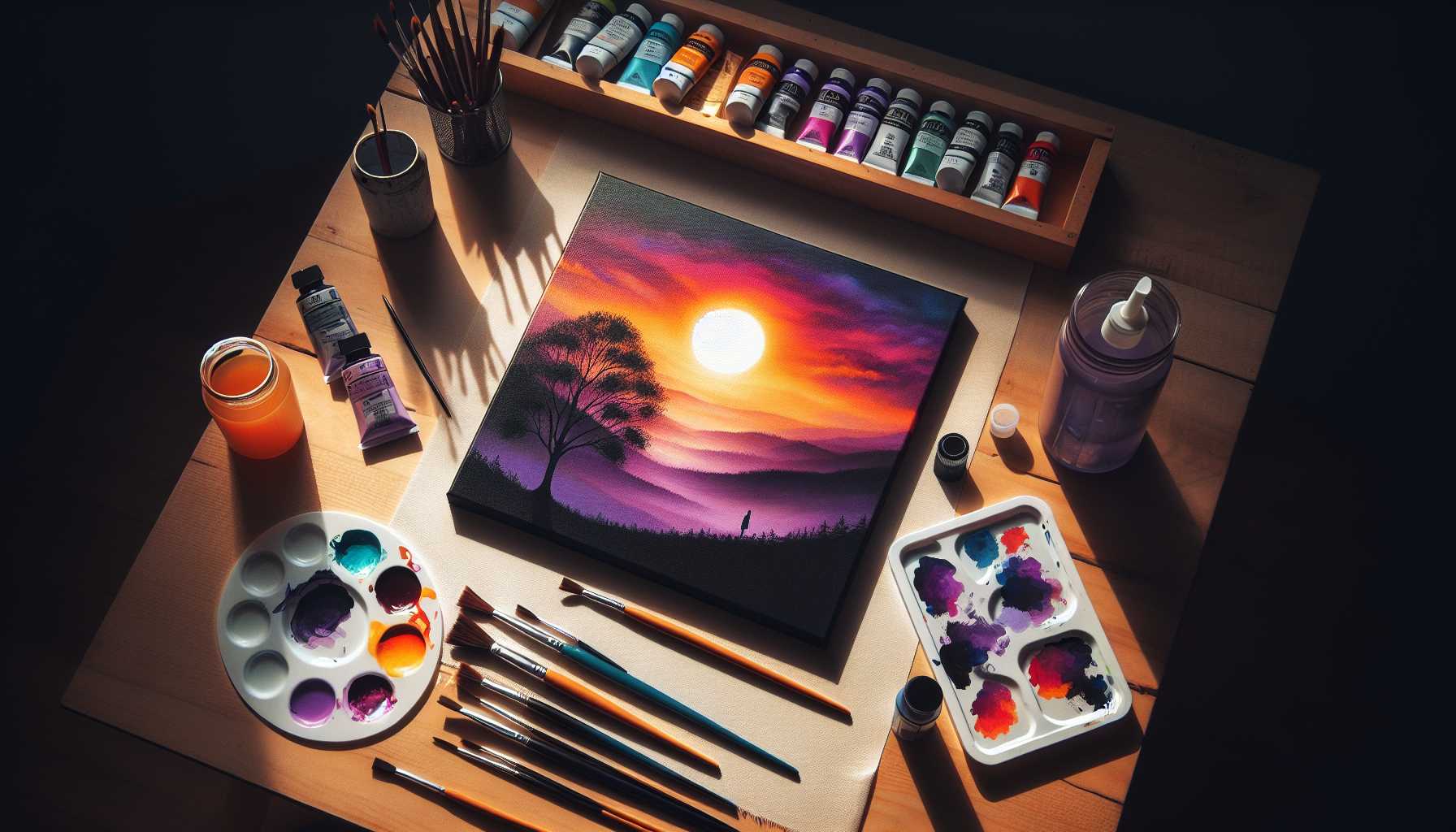 Simple Silhouette Painting: Beginner's Guide to Shadow Art