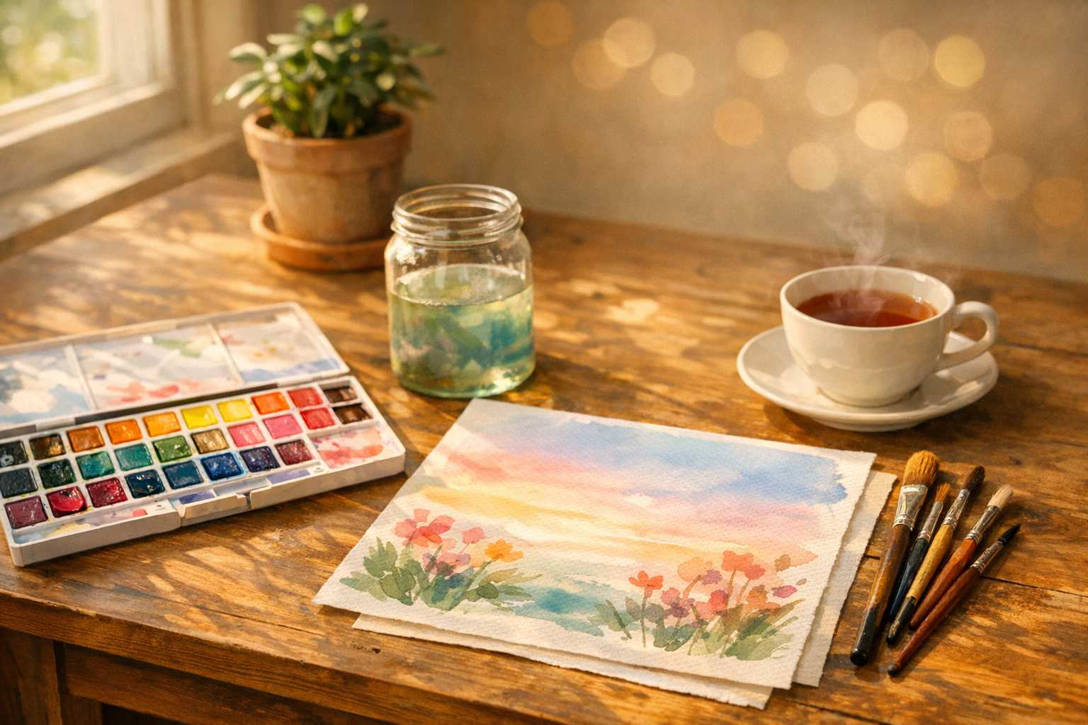 Stress-Free Painting Ideas for Creative Relaxation