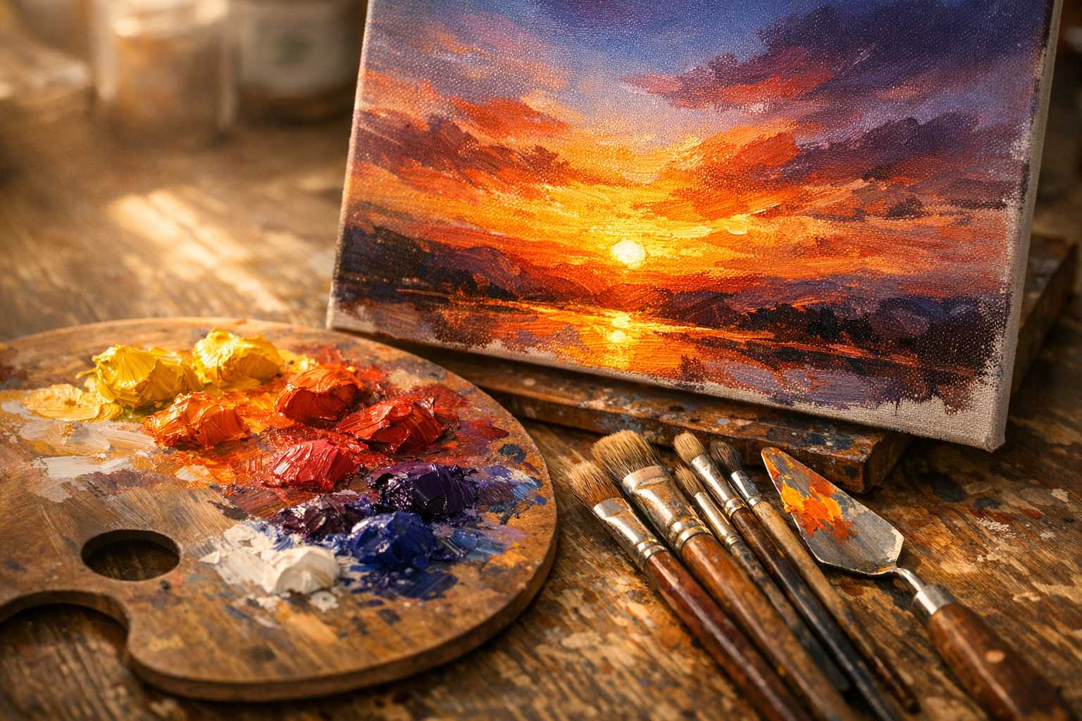 15 One-Layer Painting Ideas for Complete Beginners