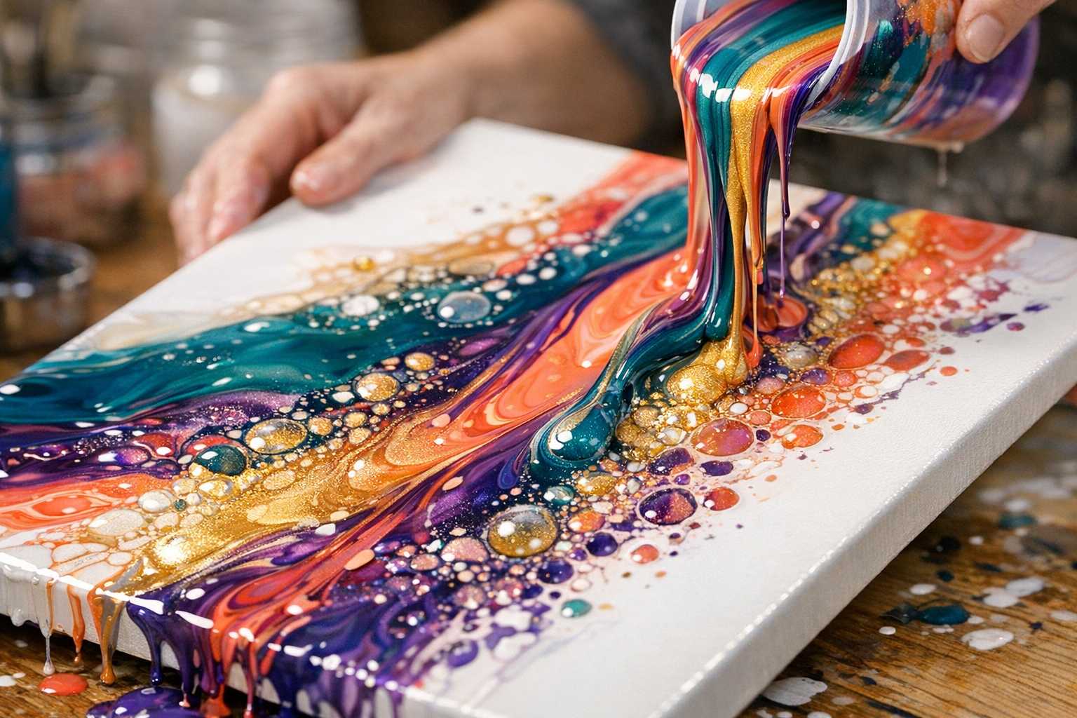 Paint Dripping Art: Simple Techniques for Beautiful Results