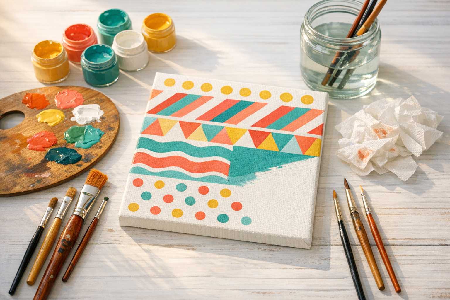 Simple Pattern Painting: Easy Repetitive Design Guide