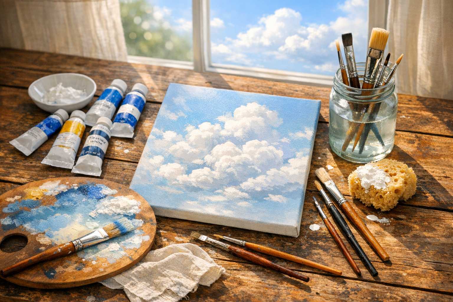 Simple Sky Art: Easy Cloud Painting Techniques