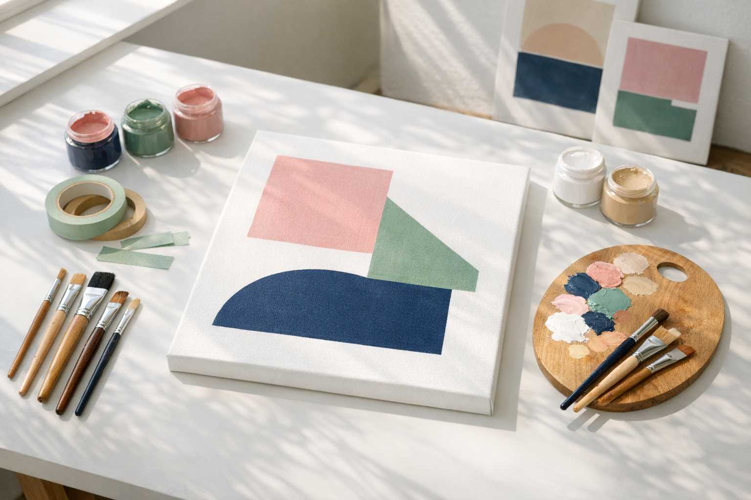 Minimalist Color Block Art: Simple Painting Projects