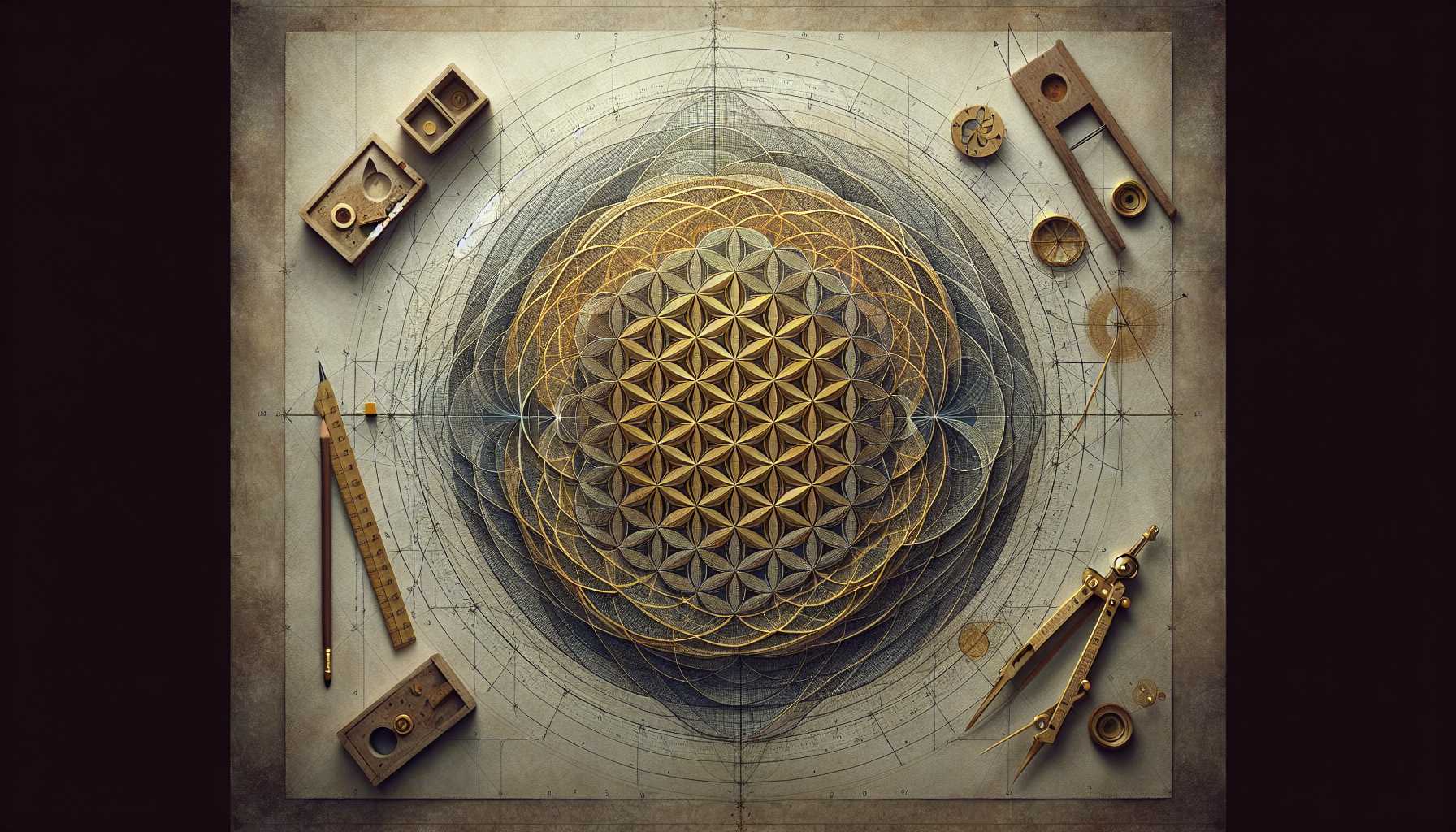 Die Geheimnisse der heiligen Geometrie in der Kunst: Antike Prinzipien für zeitgenössische Künstler